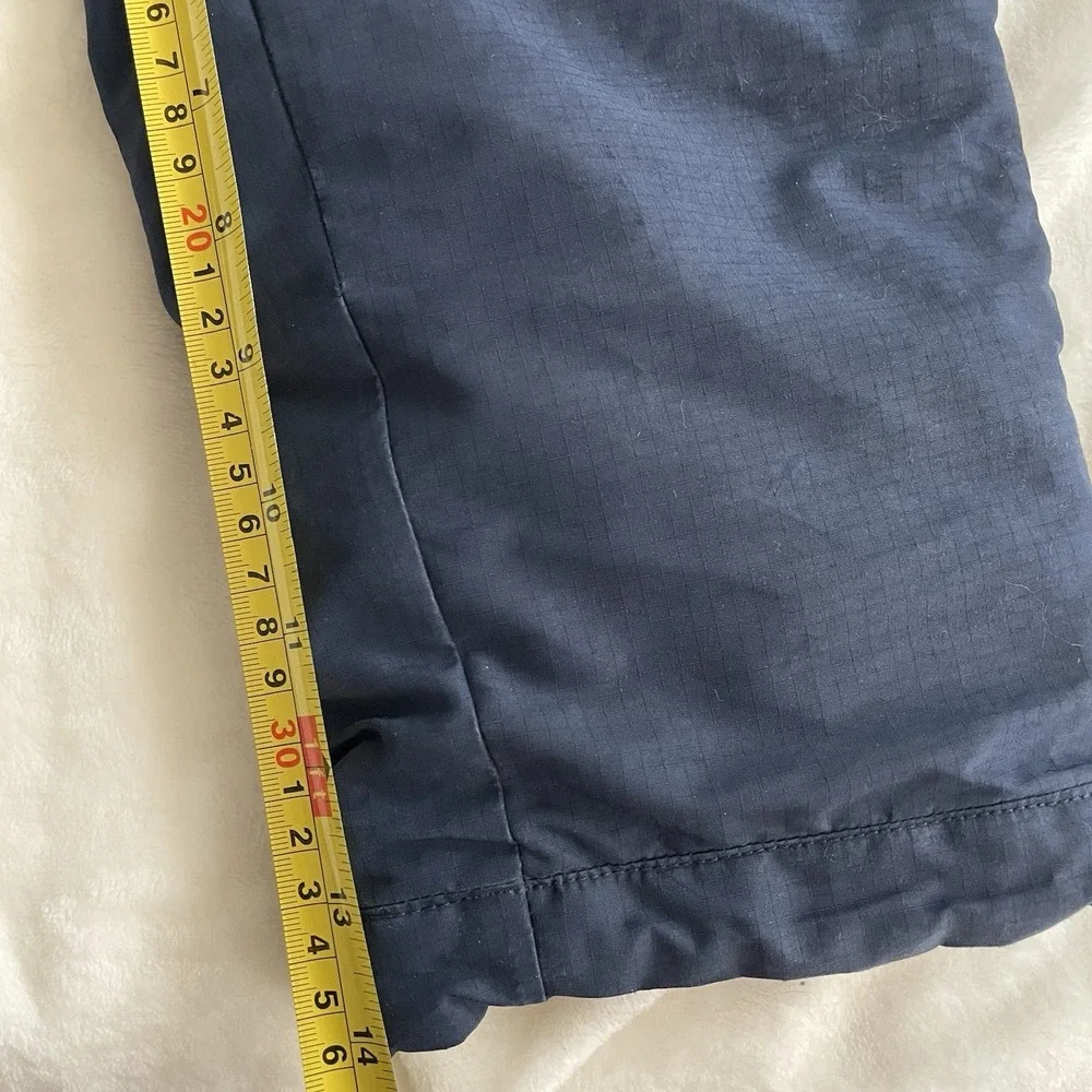 The Childrens Place Kids Navy Blue Fleece Snow Bib Overalls Ski Trip Mountain 4T